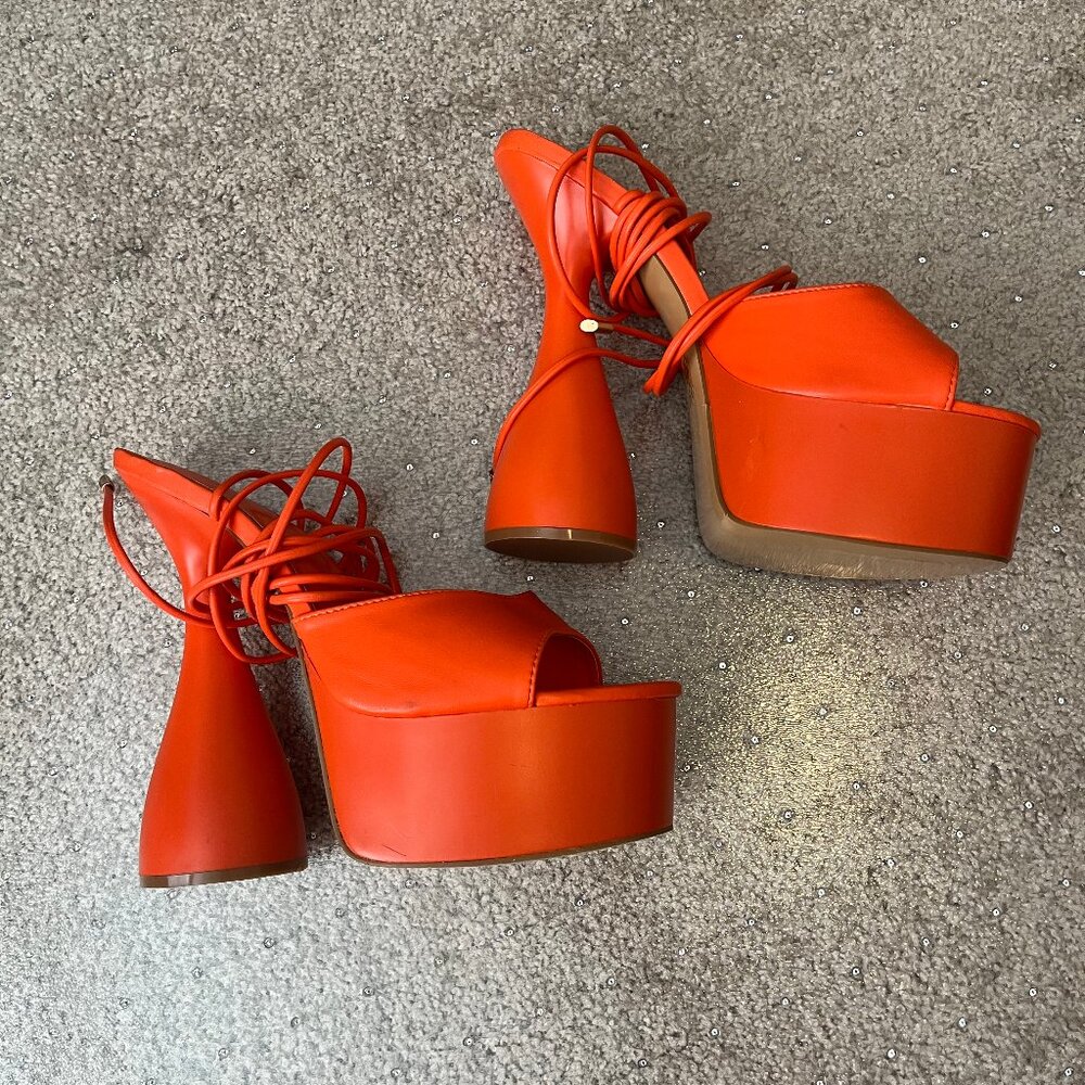 NEW Azalea Wang Platform Heel - Size 8.5 - image 5